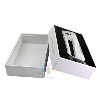 China Recyclable High Quality Custom Size USB Mobile Phone Accessories Packaging Box Black Magnet Gift Box for sale