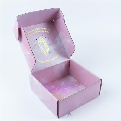 China Recycled Materials Customized Logo Printed Corrugated Cardboard Paper Packaging Supply Presentation Box for sale