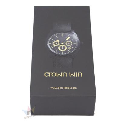 China OEM Design Handmade Custom Logo Single Luxury Watches Jewelry Display Case Men's Packaging Organizer Watch Gift Box for sale