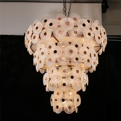 China Hotel Modern Chandelier Crystal Lights Customized In Zhongshan for sale