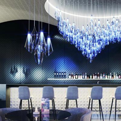 China Large Modern Custom Hotel Lobby Crystal Chandelier And Lamps for sale