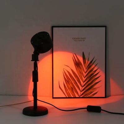 China Lighting Works Product New 2021 High Quality Aluminum Alloy Sunset Projector Lamp Led Sunset Projection Light Floor Lamp for sale