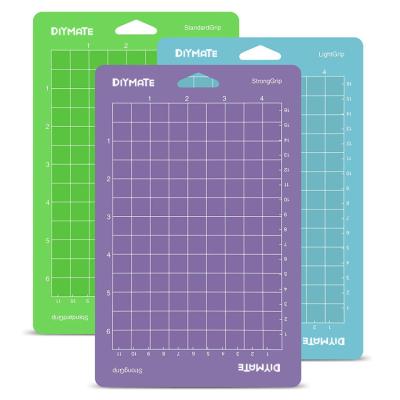 China For Cricut Make/Explorer Diymate 4.5 X6.5inch Standardgrip Cutting Mat For Cricut Joy 3pack Variety Grip Standard Cutting Mats Sticky Grip for sale