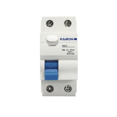 China EABON RCCB ELCB DC RCD 2P 40A 63A DC Earth Leakage Circuit Breaker 230V for sale