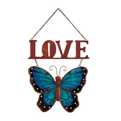 China Wholesale Contemporary Factory Metal Butterfly Wall Decoration Hanging for sale