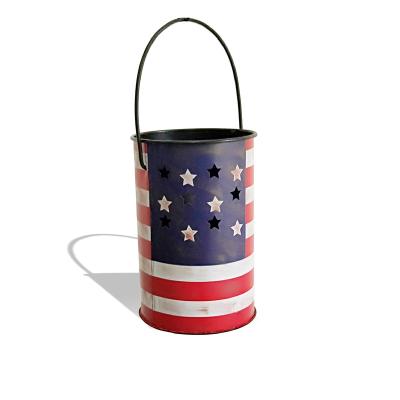 China Manufacturers American Patriotic Metal Wall America Metal Ornaments Decorative Gifts for sale