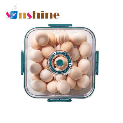 China Wholesale Kitchen Fridge Storage Freshness Preservation Sinshine Transparency Plastic Moisture-Proof Storage Box With Lid for sale