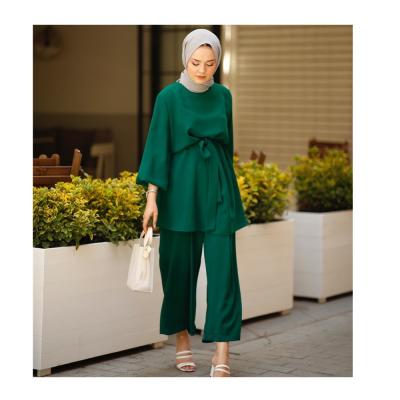 China Breathable in wholesale muslim dress muslimah set women islamic clothing turkish muslim running clothing for sale