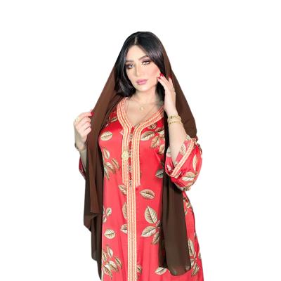 China Wholesale Muslim Clothing Dubai Jalabiya Women Muslim Prom Dresses Ramadan Kaftan Dubai Embroidery Moroccan Kaftan for sale