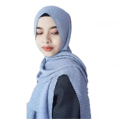 China 23 colors hijab women hijab supplier fold cotton muslim hijab wholesale polyester islamic clothing for sale