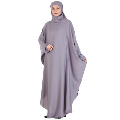 China Polyester Wholesale Price Muslim Islamic Long Jilbab Jilbab Prayer Robe One Piece Jilbab With Sleeve for sale