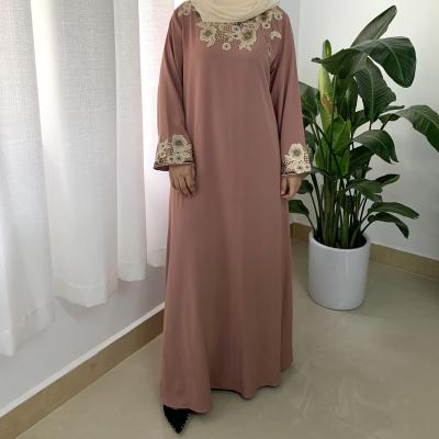 China Polyester wholesale price islamic dresses for abaya muslim fashionable women boutique ladies dresses muslim dress for sale