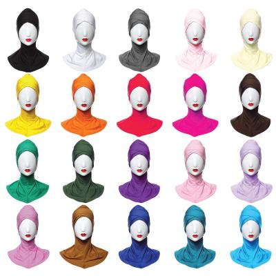 China Wholesale muslim prayer hat kopiah hijab hat kopiah hijab hat muslim inner scarf hat hijab women hijab girls color color jilbab polyester scarf hat for sale