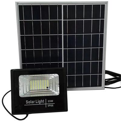 China Modern hot sale 25W super bright floodlight waterproof with chip driver battery cable on board solar floodlight lamp skd 40/60/100/200W for sale