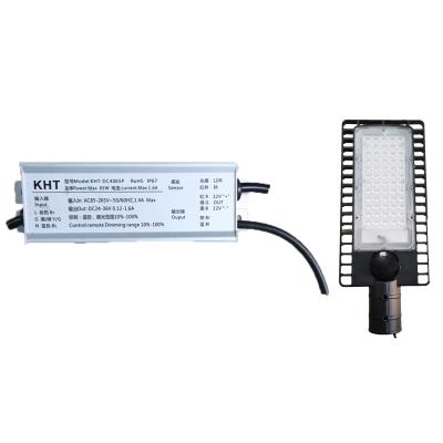 China ROAD 50W LED Street Light Driver Controller Dimmer Photosensitive Energy Saving Waterproof Radar Sensing Delay Power Settabe for sale