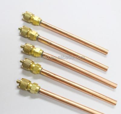 China Home Access Valve Load Control AC Parts Brass Copper Refrigerator Air Conditioning for sale