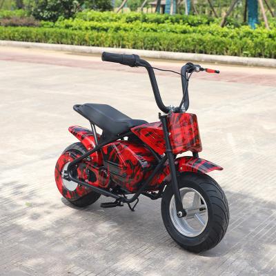 China Custom Design OEM Brush Motor Kids Dirt Bike Motorcycles 24V350W Electric Bike For Sale 90*38*72CM for sale