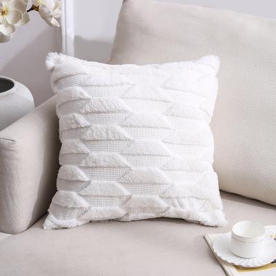 China Nordic Ins Style Anti-Static Style Pillowcase Plush Soft And Comfortable Pillow Case Home Sofa Office Pillow Case Cushion Cover Double-Sided Cushion Cover for sale