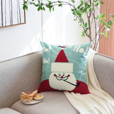 China 2021 New Christmas Pillow Case Christmas Decorative Pillow Case Bedroom Sofa Pillow Case Anti-Static Cushion Cover for sale