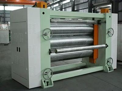 China 1 - 25m/Min Three Heating Roll Calender Roller Machine Nonwoven Electrode Calendering Machine for sale