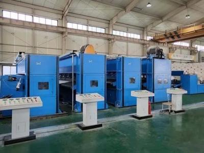 China 100gsm To 1000gsm GCL Roll Lamination Needle Punching Production Line 1000mm Needle Punching Machine for sale