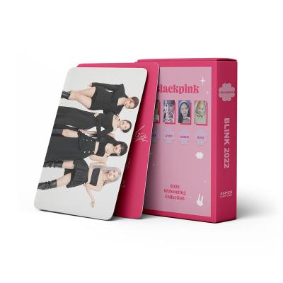 China China 54pcs/set Wholesale Kpop Blackpink 2022 Collectible Photo Card Lomo Greeting Cards for sale