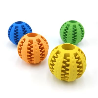 China High Quality Spherical Pet Customized Multicolor Viable Toy For Pet Molars Molar for sale