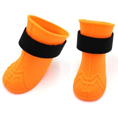 China Well-designed CLASSICS Food Grade Silicone Pet Rain Boots For Rain Protecting Pets for sale