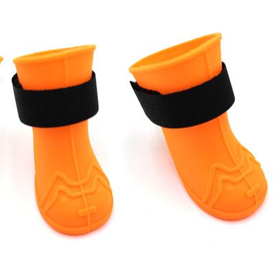 China CLASSICS 2021 hot sale food grade silicone pet rain boots for rain pets for sale