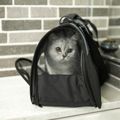 China Manufacturer Wholesale Portable Safe Folding Breathable Pet Bag Carrier Shoulder Bag For Moving Pets for sale