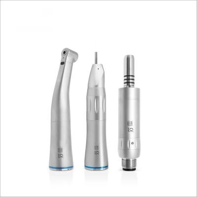 Китай 10Internal Water Spray Pneumatic To Provide Lighting Low Speed Handpiece Kit Air Motor 1:1 Contra Angle Straight Ha продается