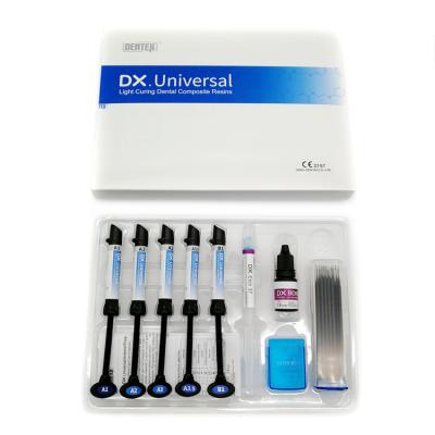 China Dental Composite Resin Dentex Universal Dental Nano Hybrid Light Cure Composite Resin Set MC-DX. Universal kit for sale