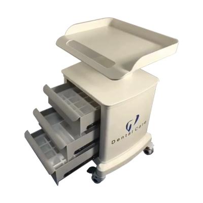 China Dental product one Dental Mobile Cabinet for Dental Equipment in Clinic/Dental care cart with 3 drawers for sale