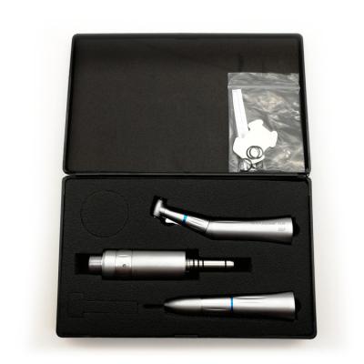 China Dental Kit Push Button LED Internal Water Spray Slow Speed Dental Handpiece / 1:1 low speed handpiece set for sale