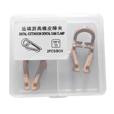 China Dental Rubber Dam Clamp / Dental Restorative Instruments/Distal-extension dental dam clamp for sale