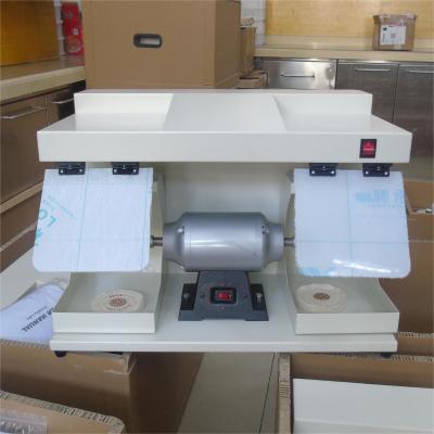 China Dental lab equipment Hot sales Low noise dental lab polishing lathe machine with big cover for sale