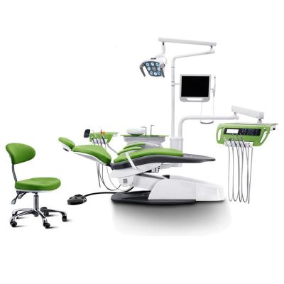 China Hot Sell Luxurious Dental Units price of chairs used with Dentist Stool Dental Equipment Dental Chair sale for sale