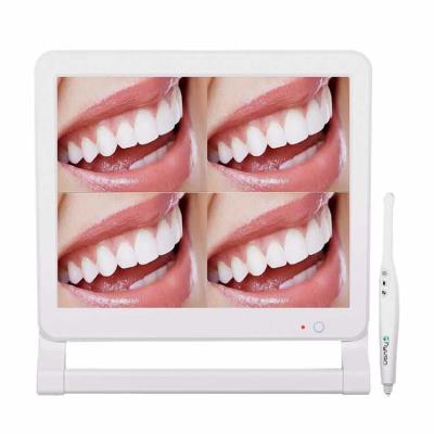 China Dental Products Selling Dental Unit Equipment Dental WIFI Intraoral Camera with Monitor and Metal Holder for sale