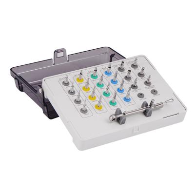 China Dental Surgical Instruments Laboratory Dental Implant Guide Tool Box Compatible with Dentium Dental Surgery Implant Tool Set for sale