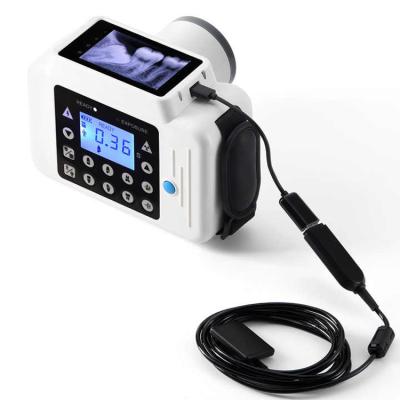 China Child Adult Dental Clinic Equipment Dental X Ray Unit Handheld Monochromatic Screen 60kV/2mA High Frequency X-ray Unit for sale