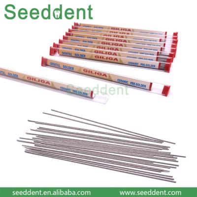 China Dental Solder / Ceramic Pre-solder / Dental Laboratory Material Denture Welding Rod Solder for sale