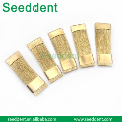 China Dental Cleaning Brushes for burs / Dental Lab Instrument / Dental Curved Brass Wire for sale