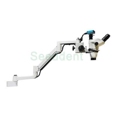 China 2.5X - 25X Clip Type LED Dental Microscope with Built-out Camera / Binocular Dental Operating Microscope for sale