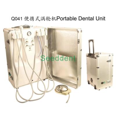 China Portable Dental Unit with 600ML Clean Water Bottle / Mobile Dental Unit with Air Compressor SE-Q041 for sale