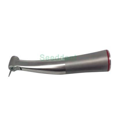 China Dental Handpiece Mini Head 1:5 Fiber Optic Contra Angle / 1:5 Increase Fiber Optic Contra Angle Red Ring Handpiece for sale