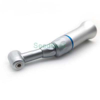 China Foshan factory price dental supply push button low speed handpiece contra angle / dental unit parts 1:1 contra angle for sale