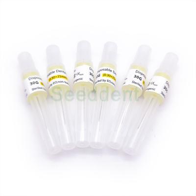 China 27G and 30G Sterile Disposable Dental Needle SE-F077 for sale