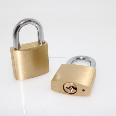 China cheap price security sample security padlock available BRASS PADLOCK WITH BRASS KEY for sale