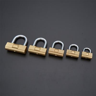 China Lianyi Sale 40mm Cheap High Quality Brass Hammer Padlock Solid Waterproof Door Lock for sale