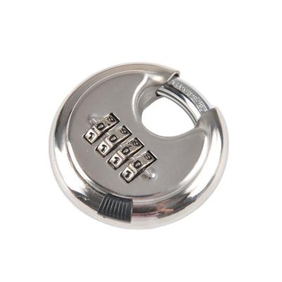 China Good Quality 70mm Stainless Steel Waterproof Disc Padlock Security Round Padlock for sale